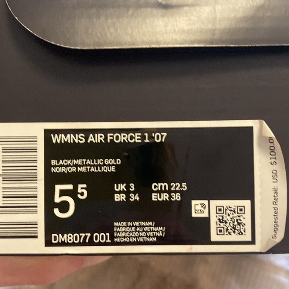 EUC. Nike Air (AirForce 1) women’s size 5.5. Youth size 4. - Picture 12 of 12